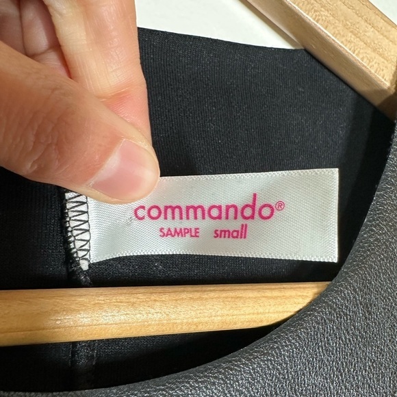 COMMANDO Faux Leather Tee Bodysuit‎ Size Small - Picture 4 of 5